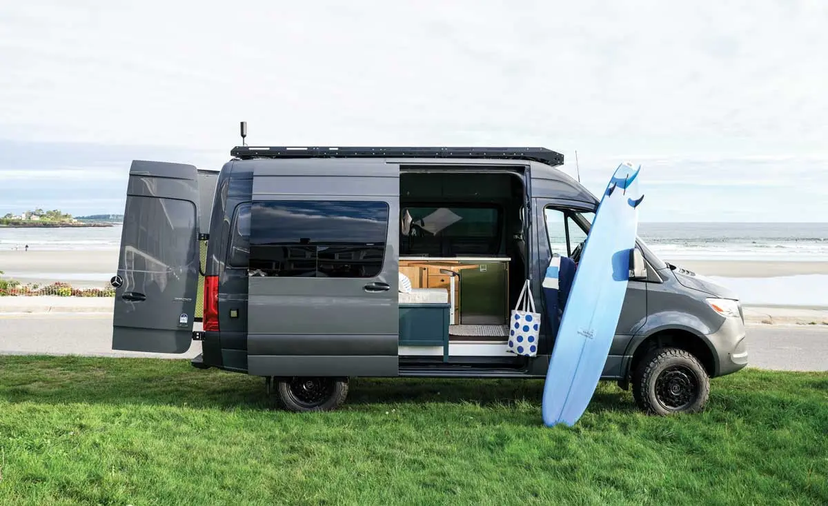Mercedes-Benz Sprinter van converted by Salt Vans