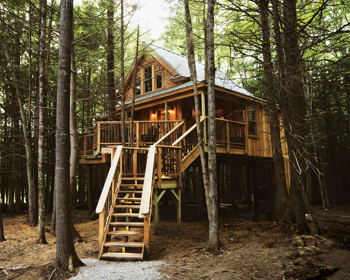 The Woods Maine treehouse built by Treehouse Masters star Pete Nelson