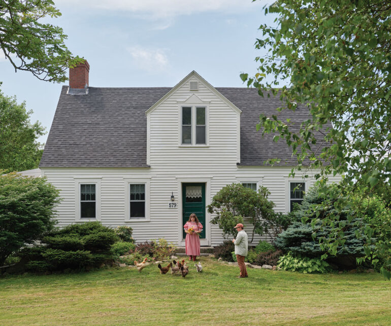 Samuel Lombard house in West Bath, maine