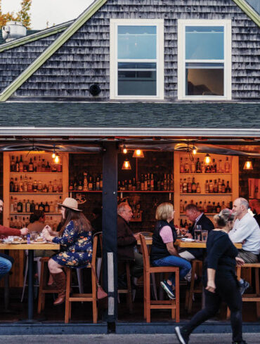 Havana Parrilla, an open-air bar and grill in Bar Harbor, Maine, near Acadia National Park