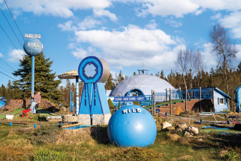 Wild Blueberry Land, now the Wild Blueberry Heritage Center, in Columbia Falls, Maine