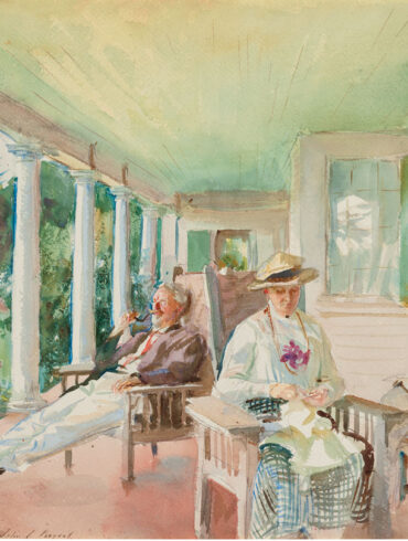 The Piazza; On the Verandah, by John Singer Sargent
