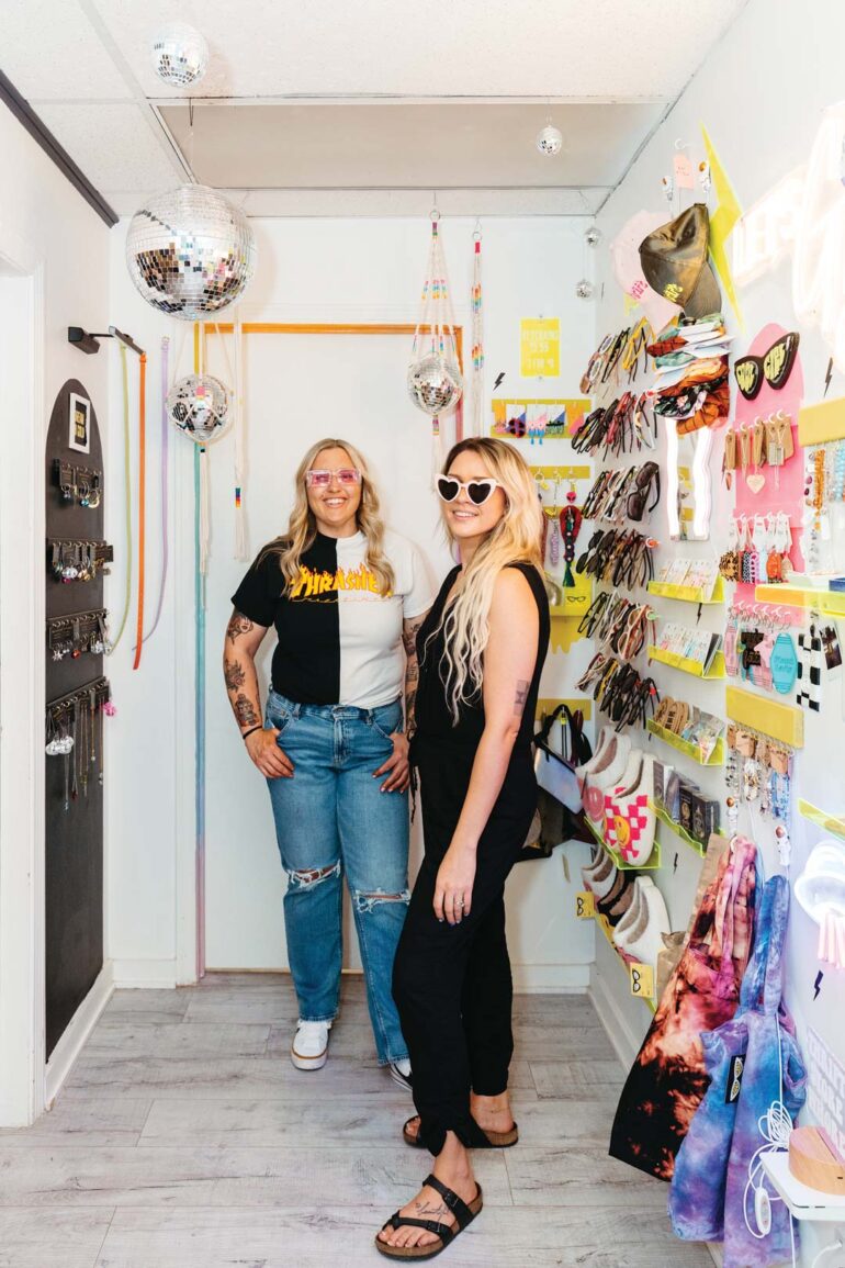Jess Stuart and Josey Bornstein, owners of Cool Girl Collective in Bangor, Maine