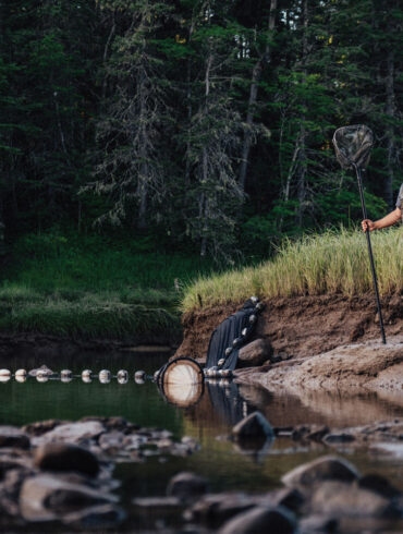 Erik Francis, one of the three Passamaquoddy tribal members licensed to transport elvers around dams last spring.