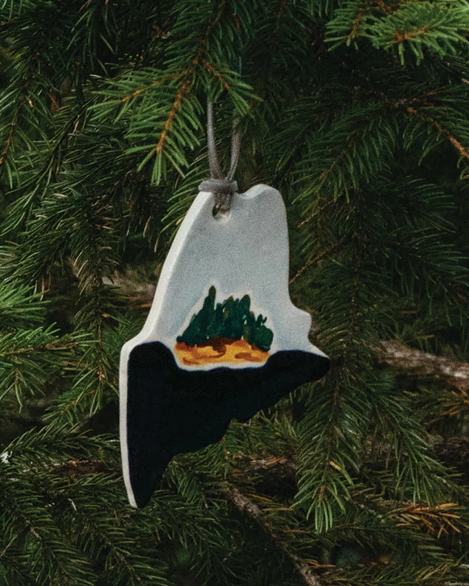 Maine Coast Ornament by Sasha Lennon Pottery