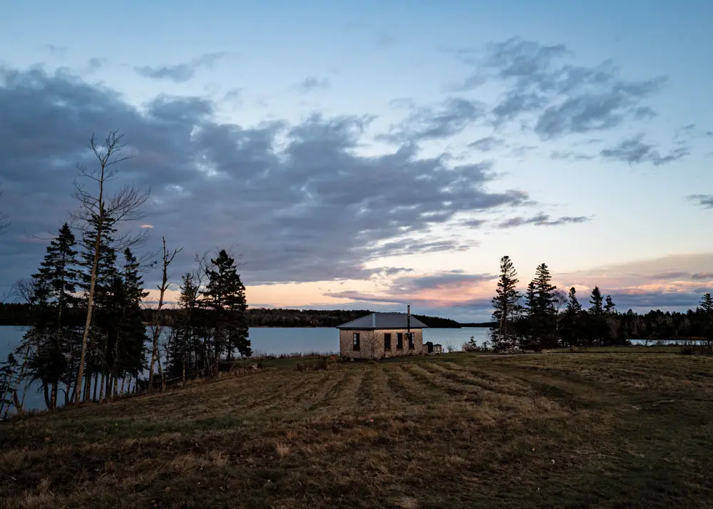 writer Joseph Monninger's cottage on the ocean in Pembroke Maine