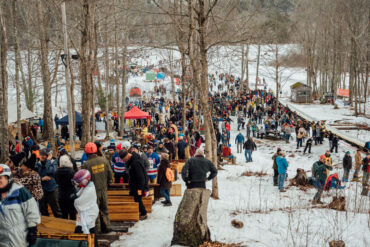 2022 U.S. National Toboggan Championships Races at the Camden Snowbowl