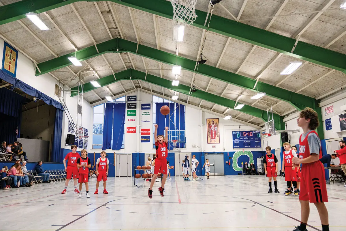 St. Michael School gym, Augusta, Maine
