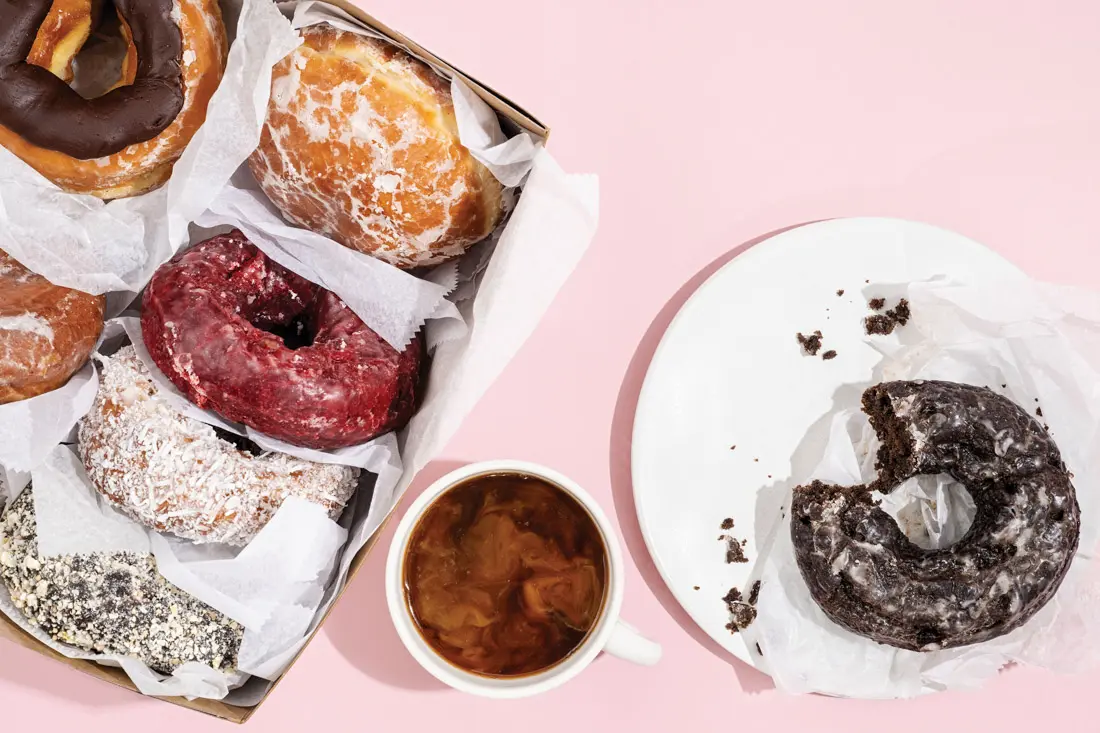Doughnuts from the Cookie Jar Pastry Shop.