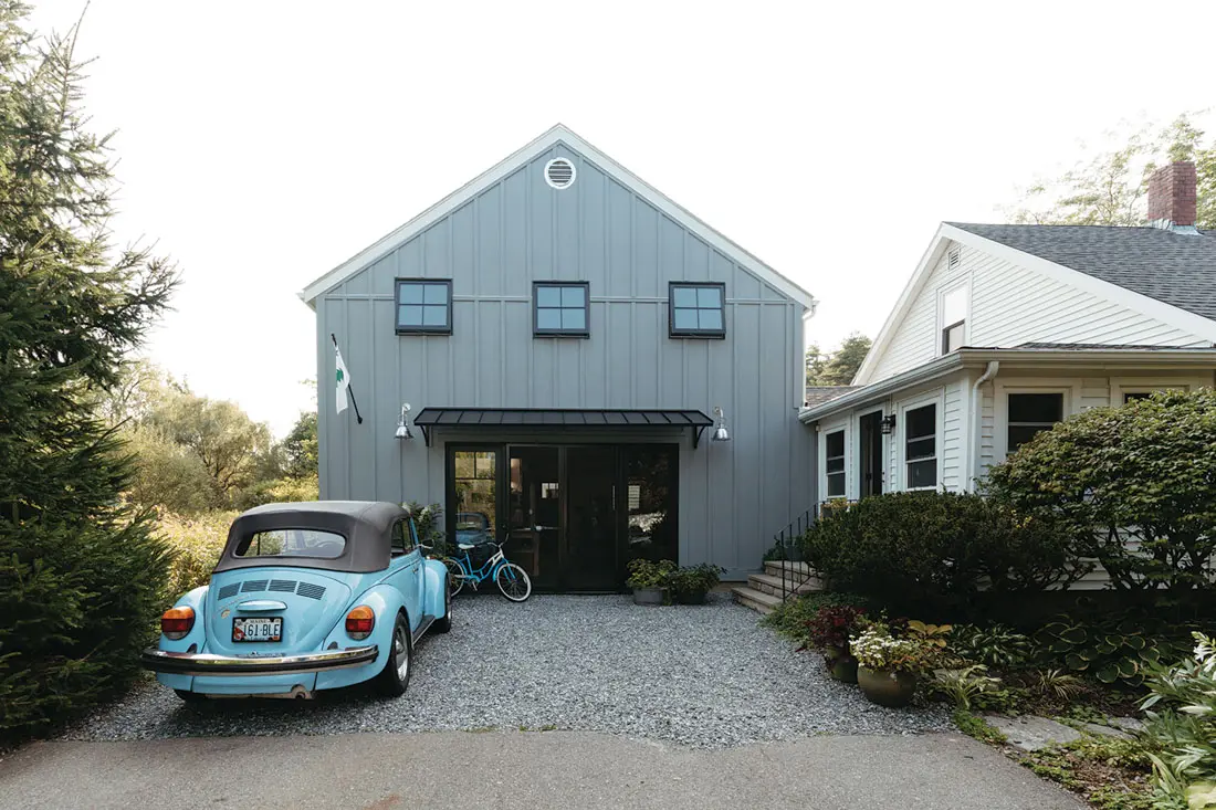 Exterior of Mario and Kitty Costello's 1948 Camden Cape