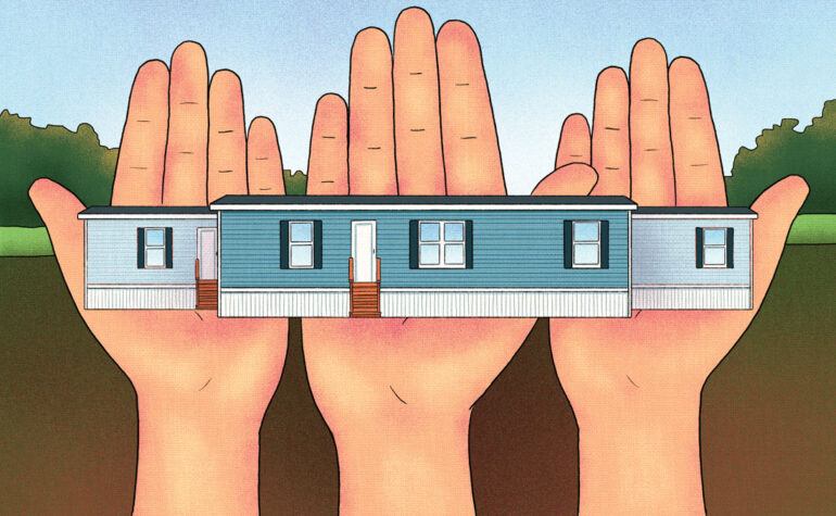 Drawing of hands holding Blueberry Fields Cooperative