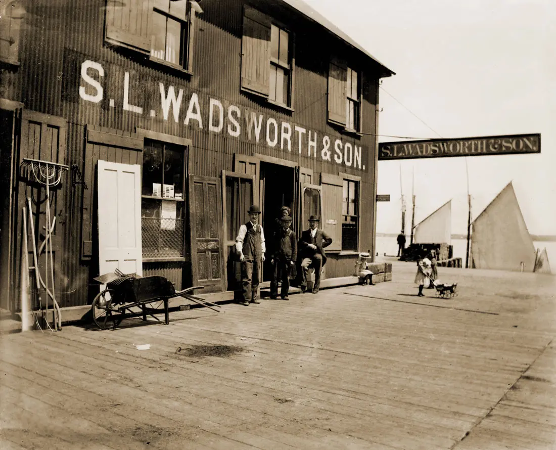 S.L Wadsworth & Son’s old wharf-side spot