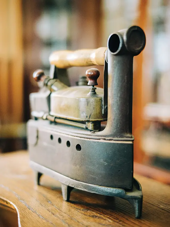 old iron in a collection