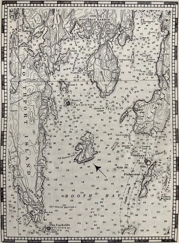 Map of Squirrel Island