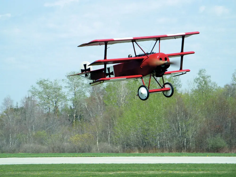 Red Baron’s Fokker DR.1 triplane at the Owls Head Transportation Museum 
