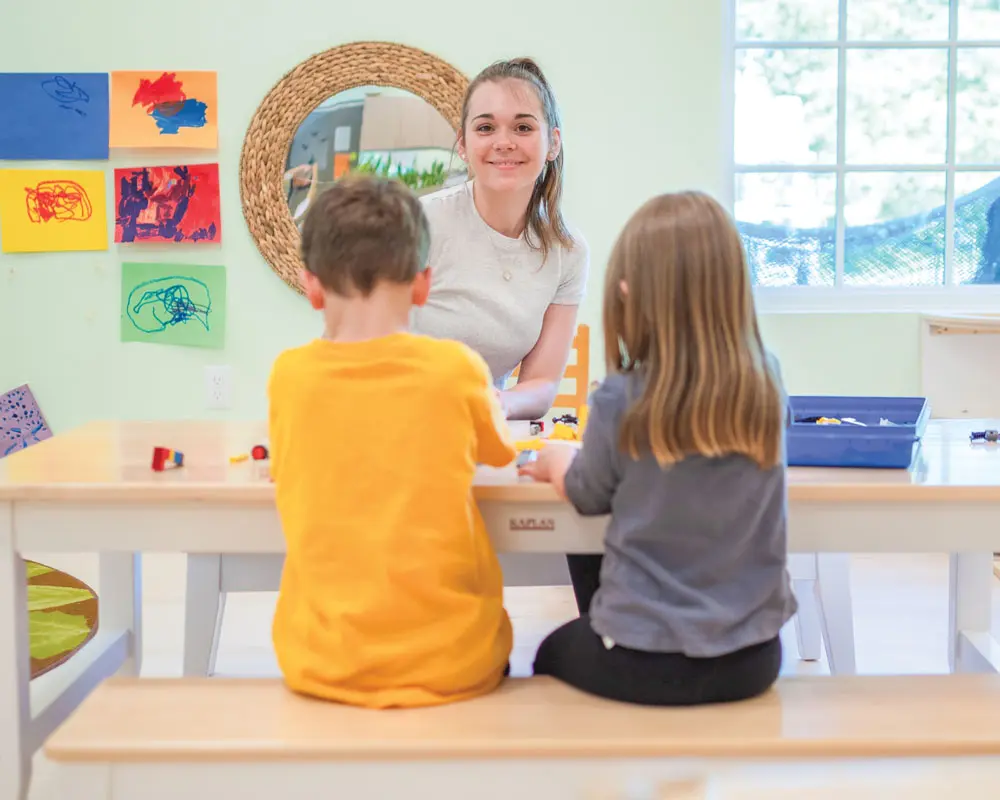 University of Maine at Farmington student at Sweatt-Winter Child Care and Early Education Center