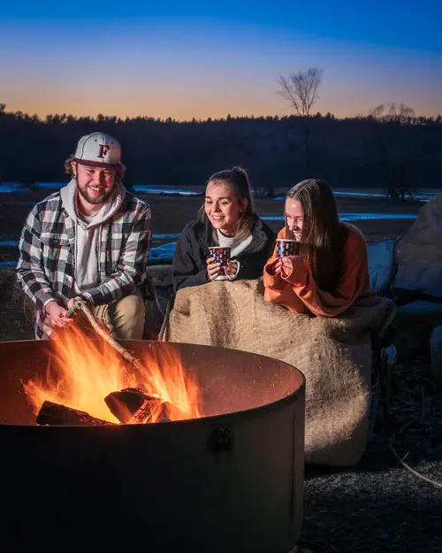 Firepit at the Narrow Gauge