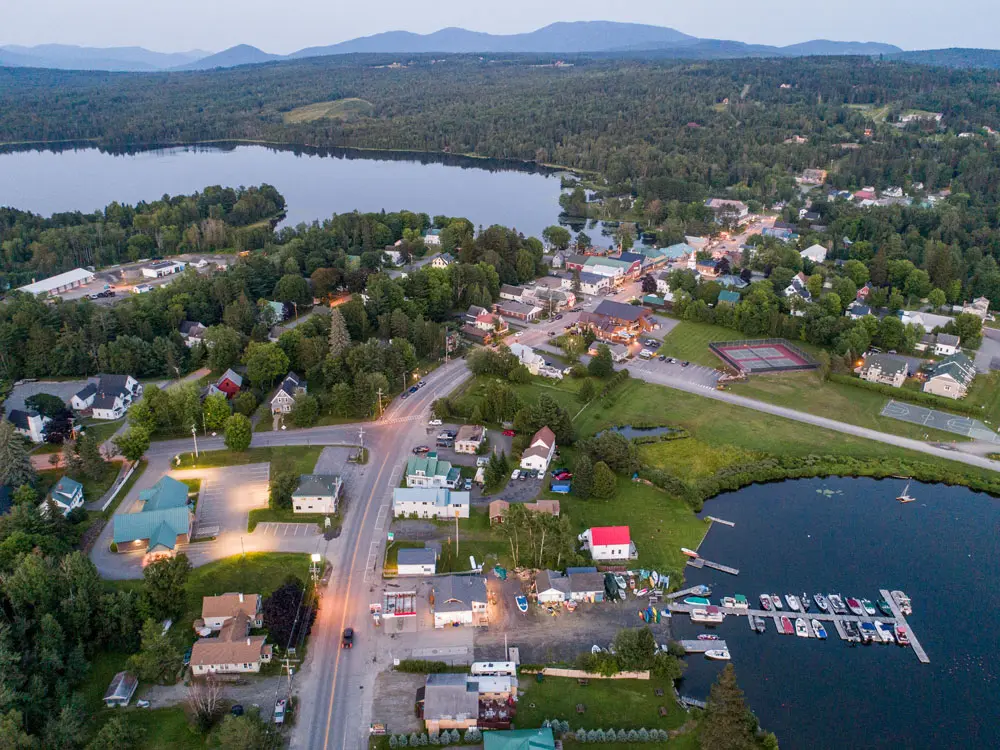 Rangeley from above 