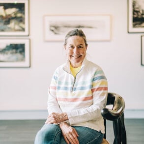 Tyra Hanson, curator of Mount Desert's Gallery at Somes Sound