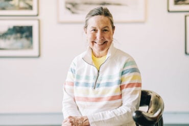 Tyra Hanson, curator of Mount Desert's Gallery at Somes Sound