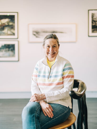 Tyra Hanson, curator of Mount Desert's Gallery at Somes Sound