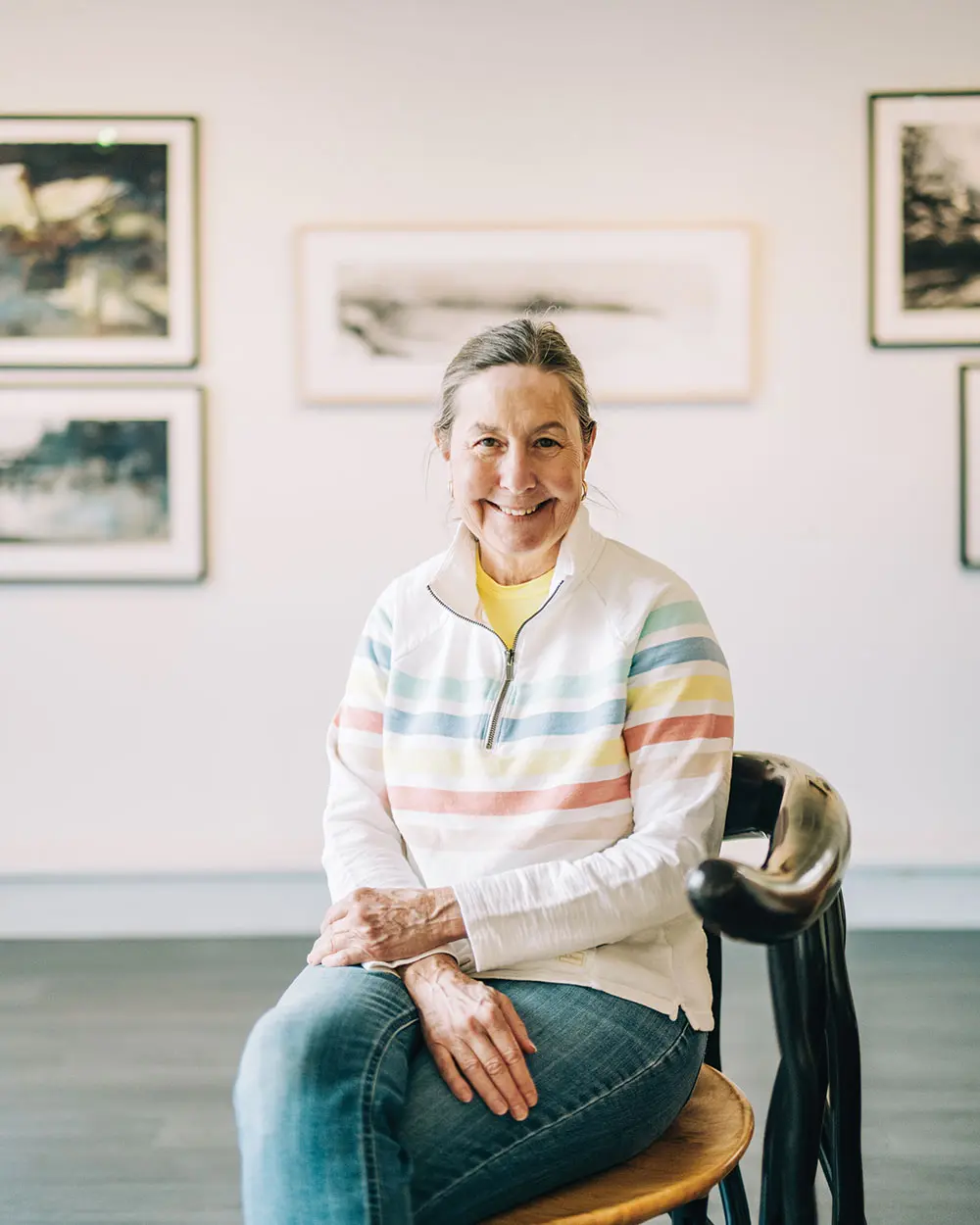 Tyra Hanson, curator of Mount Desert's Gallery at Somes Sound