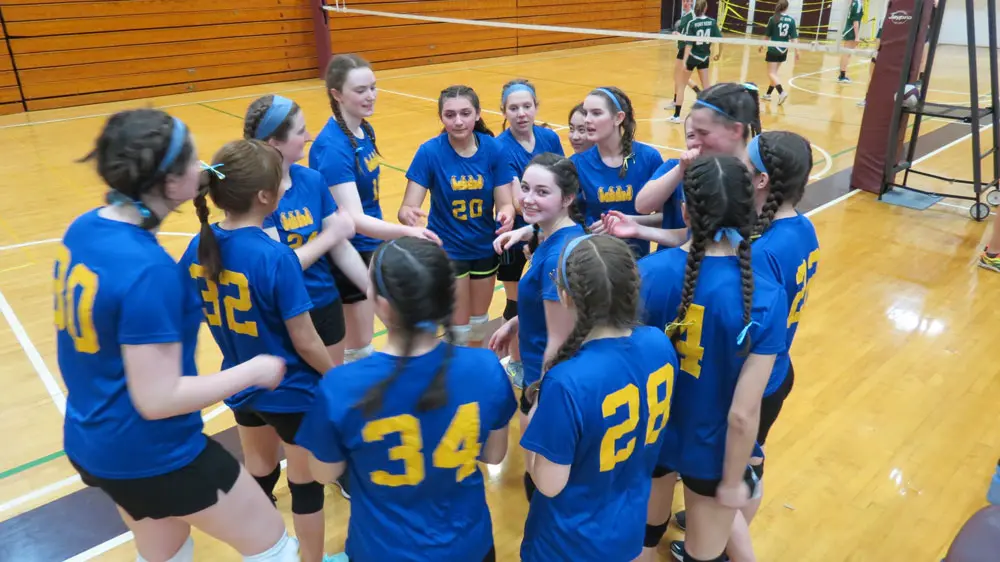 the Maine School of Science and Mathematics girls volley ball team
