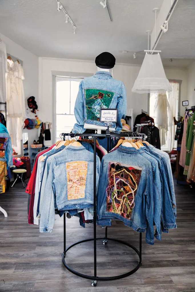 Amy Ray's jacket at Eastport’s Bingville Style Shop