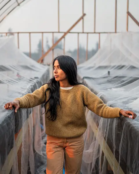 Usha Beaudoin, of Matinicus Salt Farm