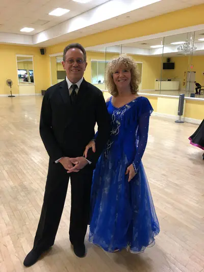 Mary and Allan Crane at the dance studio