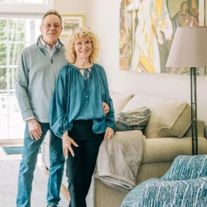 Mary and Allan Crane in their Highland Green Home