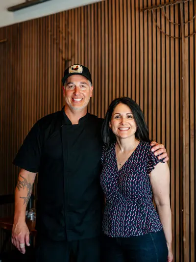 Jesse and Mindy Bouchard, owners of Yolked Farm to Table