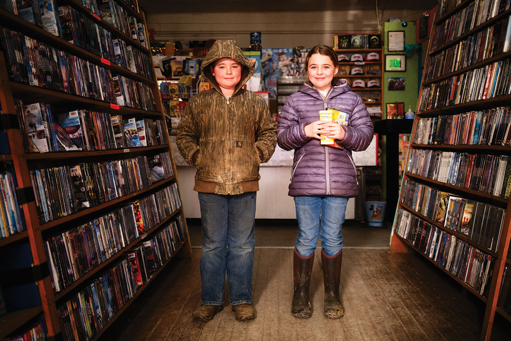 two of Opera House Video's youngest customers